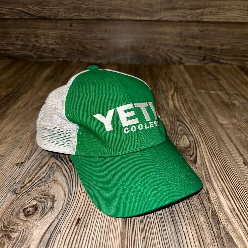 Yeti Green Trucker SnapBack Hat